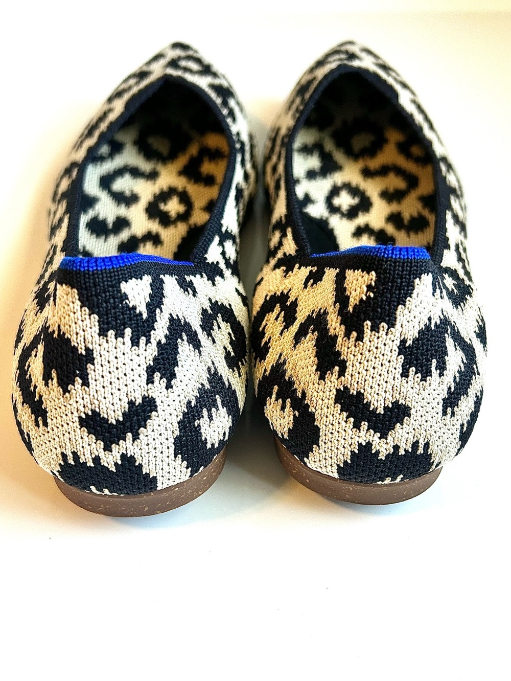 ROTHY'S The Point II Flats Sandy Cat Black/Cream 8 NWOB - Picture 5 of 8